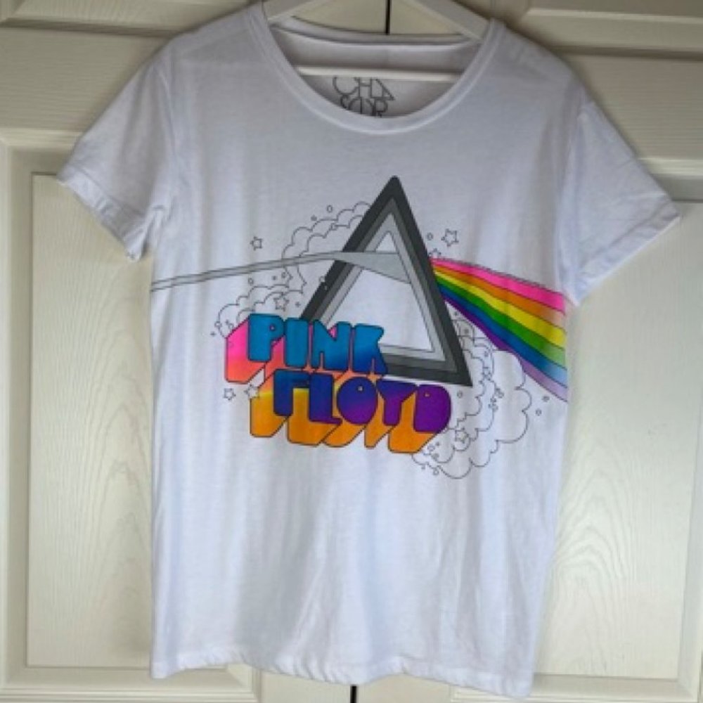 ChaSer Pink Floyd Neon Stripes T-shirt